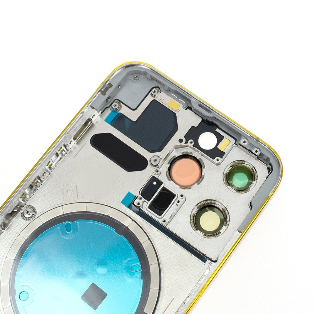 Rear Housing for iPhone 13 Pro (NO LOGO)-White Rear Housing for iPhone 13 Pro (NO LOGO)-White
